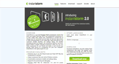 Desktop Screenshot of instantstorm.com